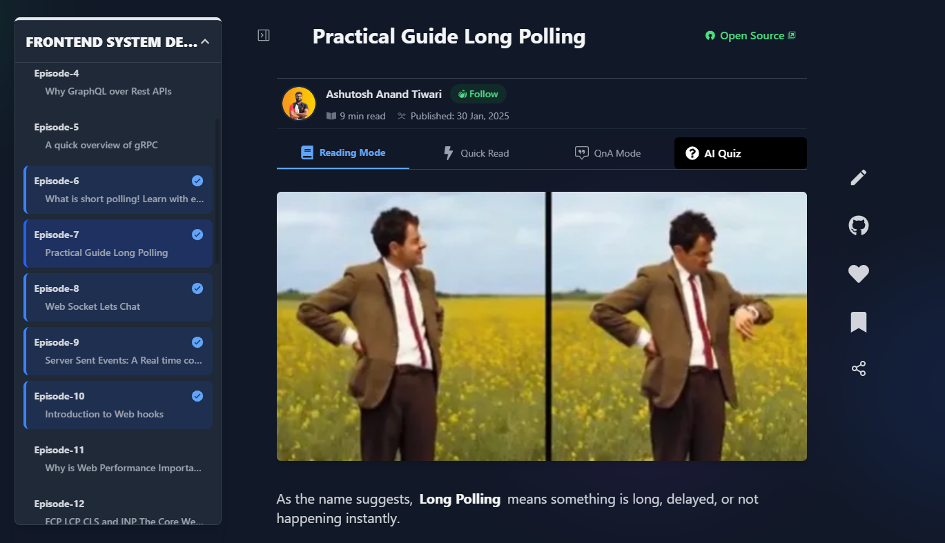 LLD Real time updates